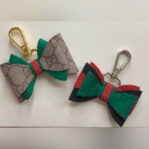 Handmade Bow purse/key Clips